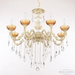 Подвесная люстра Bohemia AL7901 AL79101/8/250 B WMG P Amber/M-1F