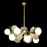 Потолочная люстра на штанге Loft It Matisse 10008/10 Grey (220V, цветы, шарики)