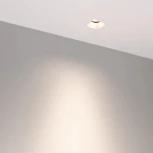 Встраиваемый точечный светильник под гипсокартон MS-RIALTO-TRIMLESS-S40x40-9W Day4000 (WH, 36deg, 230V) (Arlight, IP20 Металл) 048327 (LED)