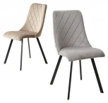 Стул TYCOON BLUVEL-03 LIGHT GREY, велюр