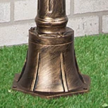 Наземный фонарь Elektrostandard Altair черное золото F