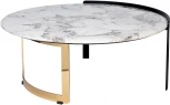 Журнальный стол Garda Decor 58DB-CT20016 (Золото/Белый мрамор)