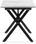 Стол деревянный Гурдун белый / черный 464908 Woodville