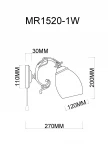 Бра MyFar Biene MR1520-1W (220V)