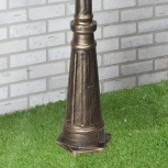 Наземный фонарь Elektrostandard Capella черное золото F/3