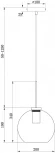 Подвесной светильник Freya Bravis FR8002PL-01B