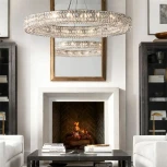 Подвесной светильник L'Arte Luce Spiridon L27718.92 (220V, хрусталь, на тросе, кольцо)