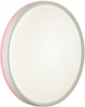 Настенно-потолочный светильник Sonex Kezo Pink 7708/DL пластик/белый/розовый LED 48Вт 4000К D400 IP43 (220V, круглые)