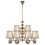 Подвесная люстра iLamp Brooklyn P2401-8+4 Nickel