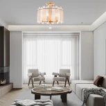 Потолочная люстра хрустальная на штанге Arte Milano Sorrento-3109 373109/5/80/390 GD (220V)