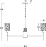 Подвесная люстра Freya Elsa FR5133PL-08CH