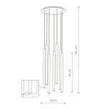 Подвесной светильник Nowodvorski Laser 8918 (220V, на проводе)