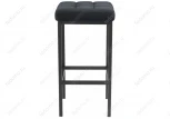 Барный стул Woodville Лофт ткань катания черный / черный матовый 432935