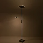 Торшер с подсветкой для чтения Харди CL802015 (LED, 220V, выключатель)