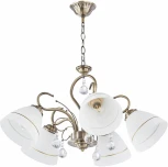 Подвесная люстра Arte Milano Amalfi-8656 339656/5 AB (220V, подвески, на цепи)