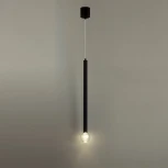 Подвесной светильник светодиодный Odeon Light Fiano 4373/3LA черный/хрустальн. стекло/металл IP20 LED 3W 400Лм 3000K 220V (на проводе, круглые)