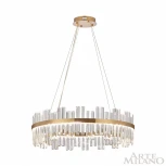 Подвесная люстра Arte Milano Venezia 312033/D800 BS (регулировка яркости, LED, 220V, хрусталь, пульт управления, на тросе, круглые)