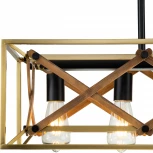 Люстра потолочная на штанге Storia V000066 (10002/5R Black)