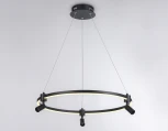 Подвесной светильник Ambrella COMFORT FL5293 (регулировка яркости, LED, 220V, пульт управления, на тросе, кольцо)