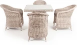 "Фредо" обеденная группа плетеная, цвет бежевый 4SIS арт.УТ-00002200