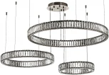 Подвесная люстра светодиодная хрустальная Dio D'Arte Caneva Caneva L 1.5.80+60+40.100 N (220V, на тросе, кольцо)