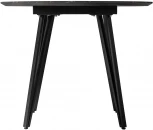 Стол R-Home Диего d860 мрамор графит со скосом