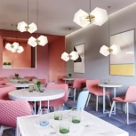 Подвесной светильник (люстра) Gabriel Scott Welles Glass L2 ImperiumLoft 40.2275-0 (123396-22) (220V, на проводе)