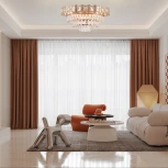 Потолочная люстра каскадная хрустальная Arte Milano Sorrento-8109 378109/8/570 GD (220V)