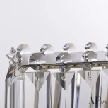 Подвесная люстра светодиодная APL LED Sicilia SH08.50.A.Ni.4000 (220V, хрусталь, на тросе)