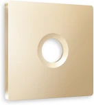 Лицевая панель Ambrella Volt ALFA (Шампань) для TV розетки QUANT AP6130