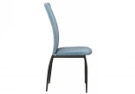 Обеденный стул Woodville Tod light blue / black 11870