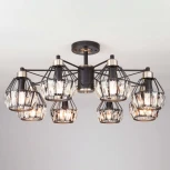 Потолочная люстра Eurosvet Lord 70075/8 черный (220V)