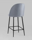Стул полубарный Stool Group Марсель велюр серый УТ000025273