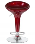 Стул барный BOMBA (бордовый металлик)