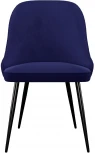 Стул 256 микровелюр К17 синий, ножки черные Dikline 00-00060795