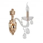 Бра Lumion Alissa 8376/1W золото/прозрачный, металл/хрусталь E14 40W 220V
