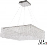 Подвесная люстра светодиодная APL LED Sicilia SH04.86.A.Ni.4000 (220V, хрусталь, на тросе)