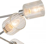 Потолочная люстра ярусная на штанге Escada Reflex 1140/8P E14*40W Silver/Chrome (220V)