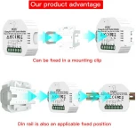 Wi-Fi реле диммер двухканальное Aployt Magnetic track 220 APL.0195.01.02