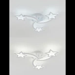Потолочная люстра Natali Kovaltseva Simply LED LAMPS 81402 с пультом ДУ 80W, белый, LED (регулировка яркости, 220V, звезды)