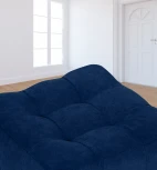 Пуф Dreambag Лотос Синий Велюр 13212