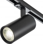 Трековый светильник однофазный Escada 20002 20002TRA/01LED SBK 10Вт, металл, черный матовый (220V, круглые)