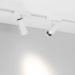 светильник магнитный MAG-VIBE-SPOT-ZOOM-R47-10W Warm3000 (WH, 20-55 deg, 48V) (Arlight, IP20 Металл) 044484