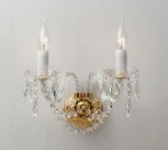 Бра Favourite Monreal 1735-2W (220V, хрусталь, подвески, подсвечник, свеча)