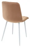 Стул DUBLIN G108-72 тоффи, велюр / белый каркас
