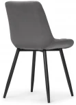 Стул Notta на металлокаркасе Баодин Б/К темно-серый / черный 517122