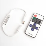 Контроллер для одноцветной светодиодной ленты мини с П/У белый, 12-24V, LD65 Feron 48031