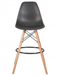 Стул барный DSW BAR (ножки светлый бук, цвет тёмно-серый (GR-04))