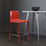 Стул полубарный Barrie, кожа ретро-красный Top Concept BARRIE 2000000000220