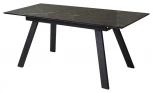 Стол Морис 140 ДАРК, стекло / ЧЕРНЫЙ